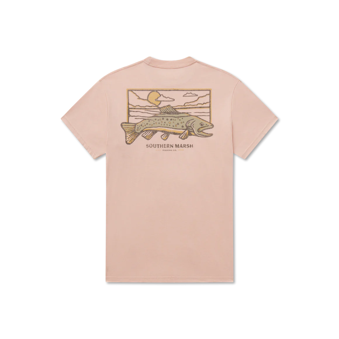 Seawash Tee - Brooke Trout - Terracotta