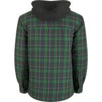 The Campfire Flannel Hoodie - Kalamata Olive