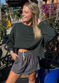 The Ava Top - Hunter Green