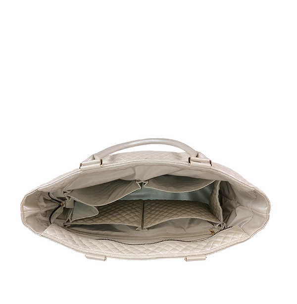 VIP Travel Tote- Pearl Quilted