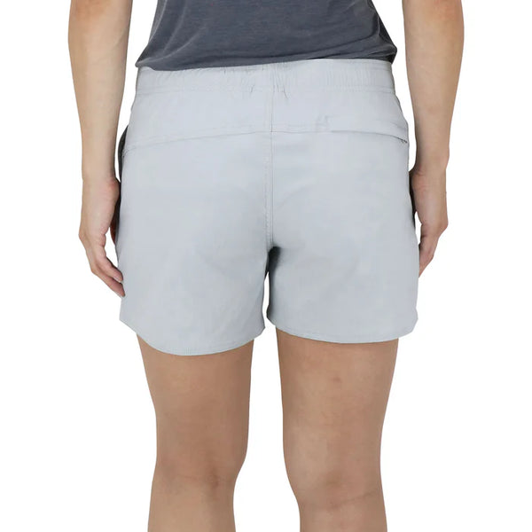 Women's Sirena Hybrid Tech Shorts - Light Grey