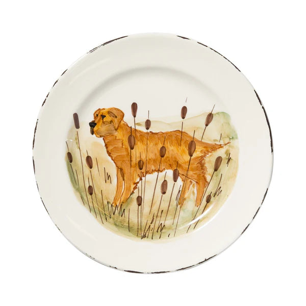Wildlife Retriever Dinner Plate