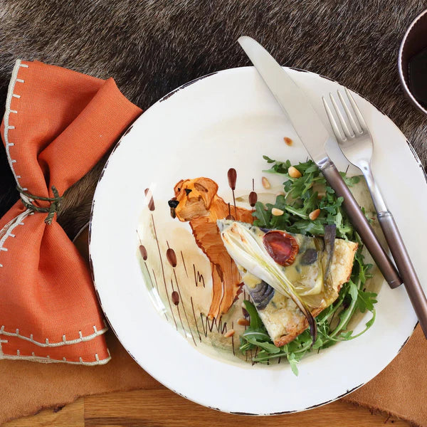 Wildlife Retriever Dinner Plate