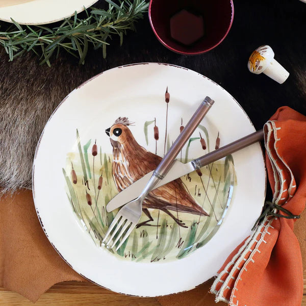 Wildlife Quail Dinner Plate
