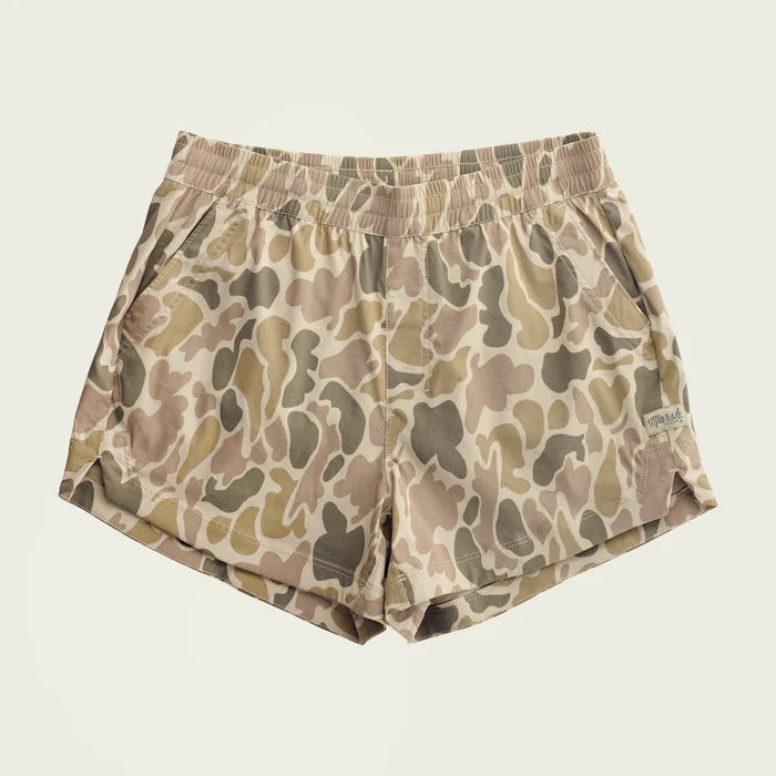 Women's Prime Hagood Shorts - Khaki Mallard Camo