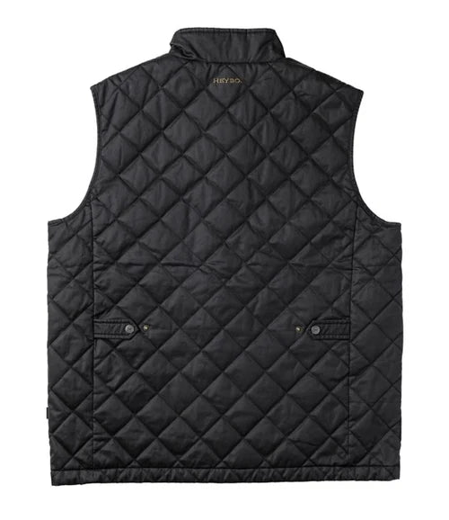 Warner Quilted Vest - Navy