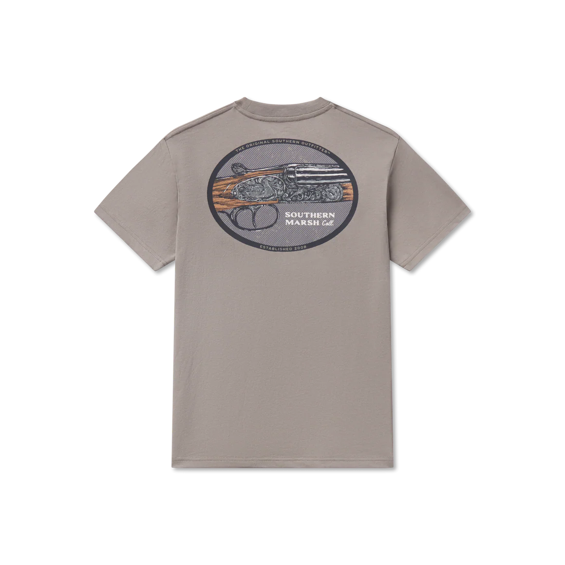 Heritage Engraved Tee  - Dark Gray