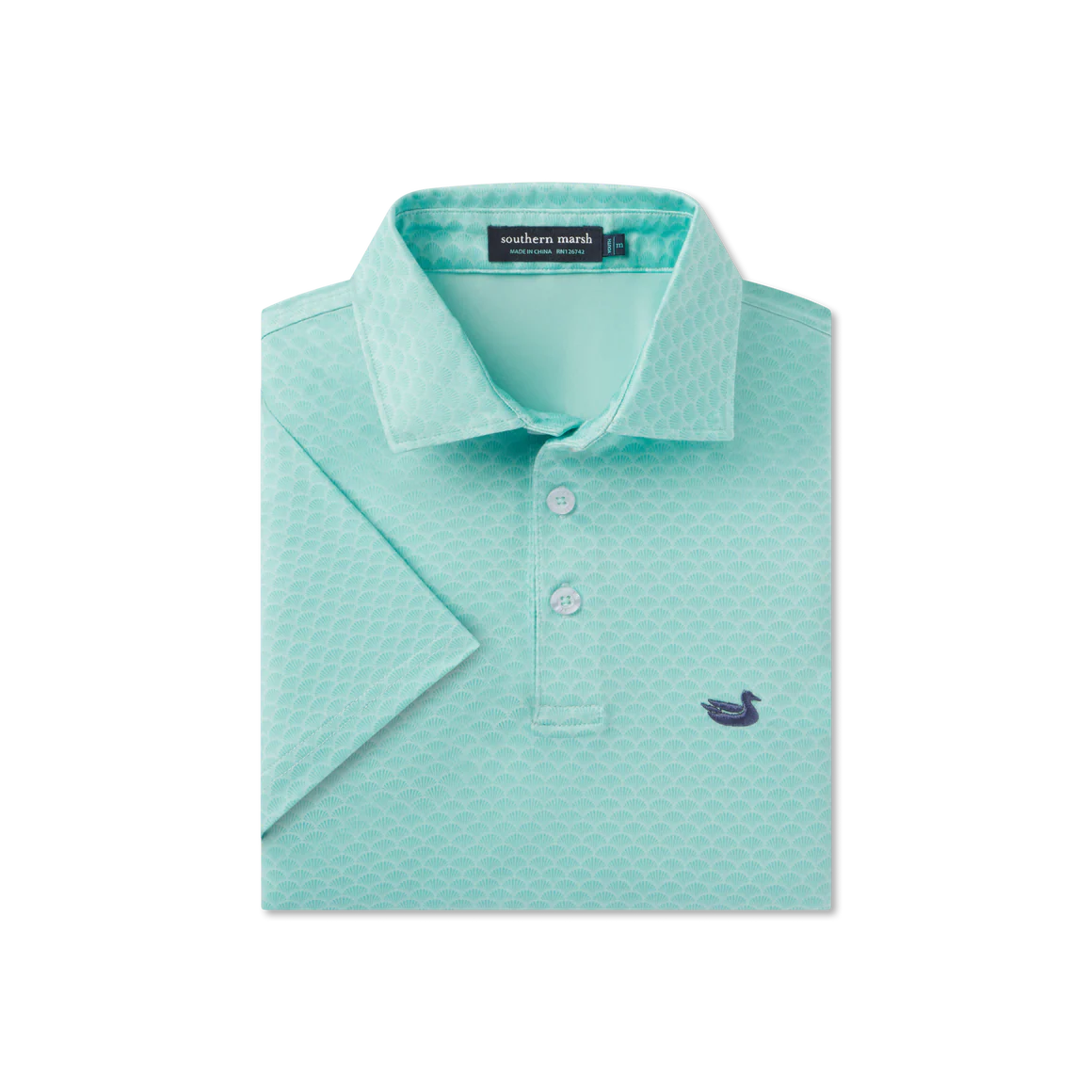 Youth Flyline Performance Polo- Shell Shock