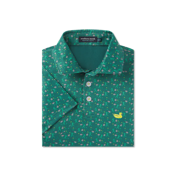 Youth Flyline Performance Polo-Sunday Success Champions Green