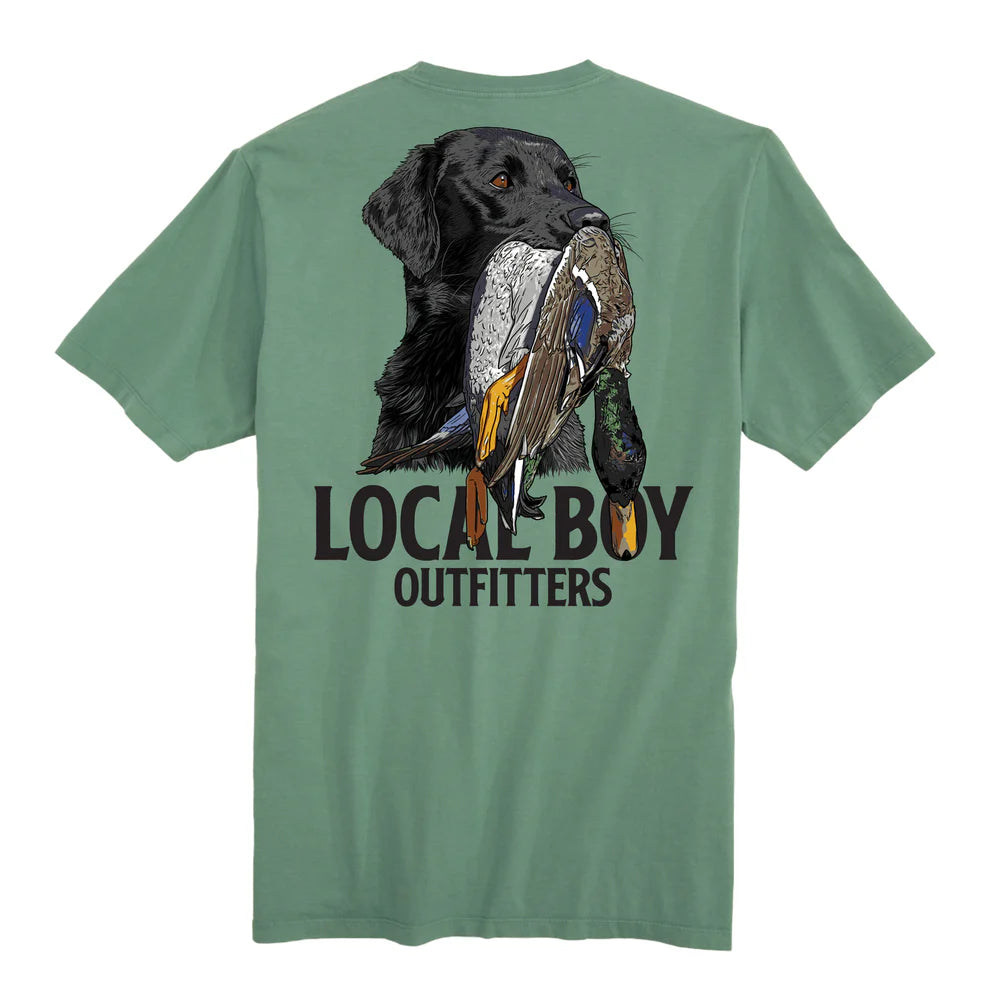 Youth Feathered Fetch Tee - Light Green