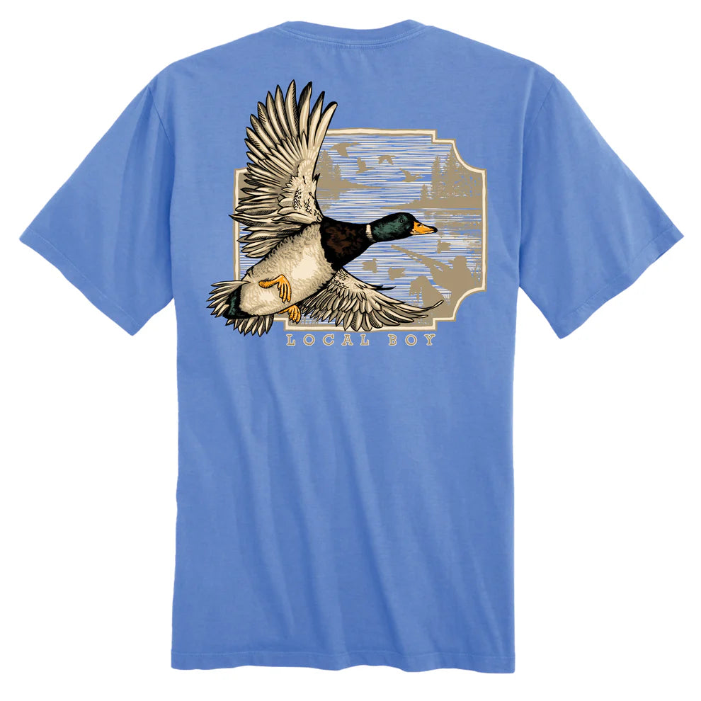 Youth Teal Tails Tee - Marina