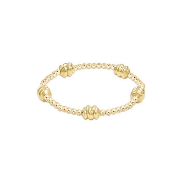 Admire Gold 3mm Bead Bracelet - Gold