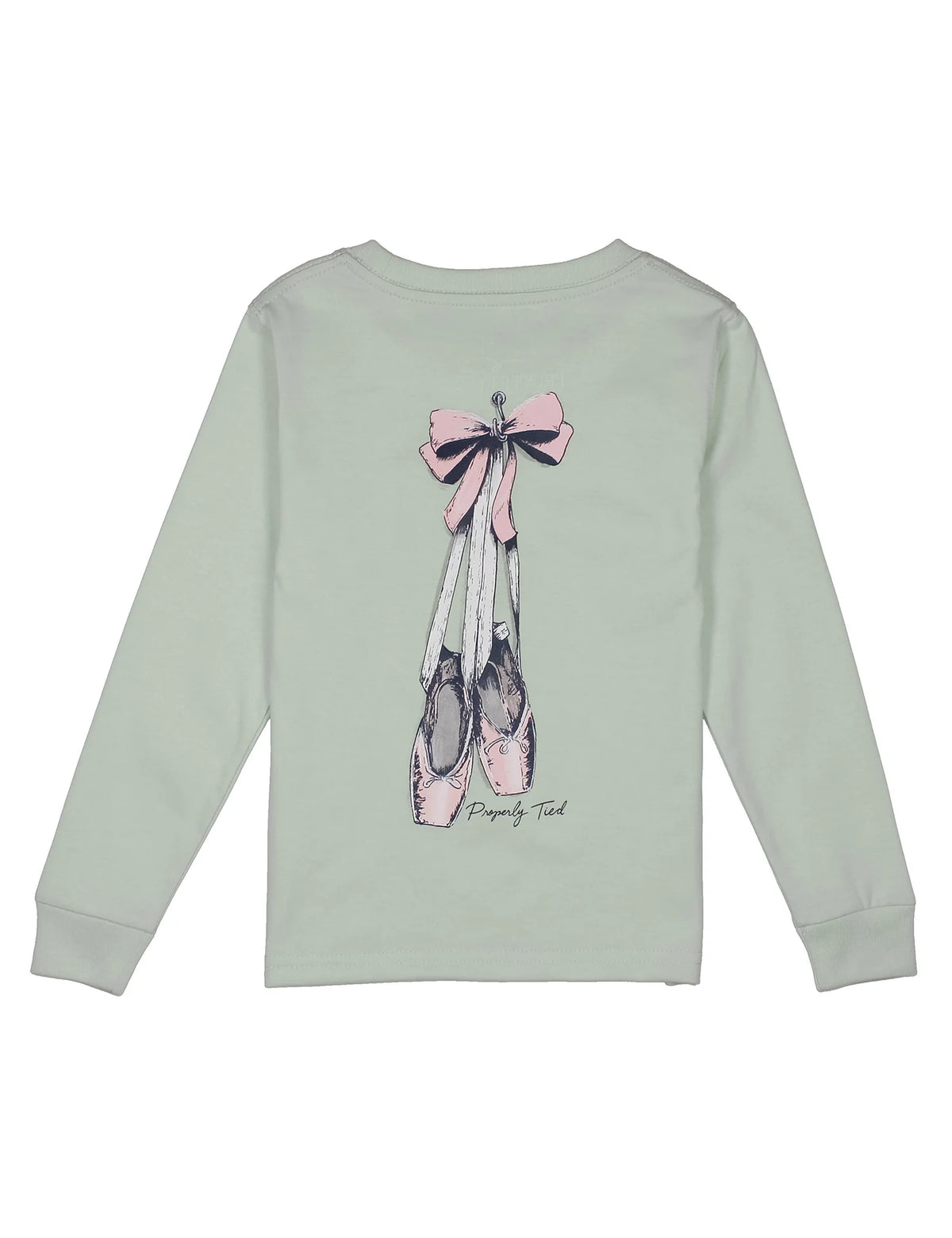 Girls Ballet LS Pale Mint