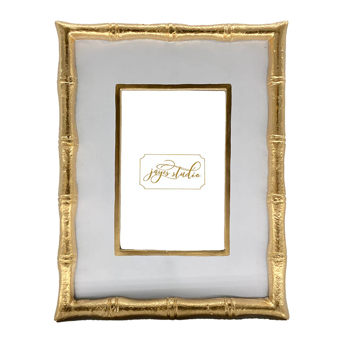 Bamboo / White Cream Frame - 5x7