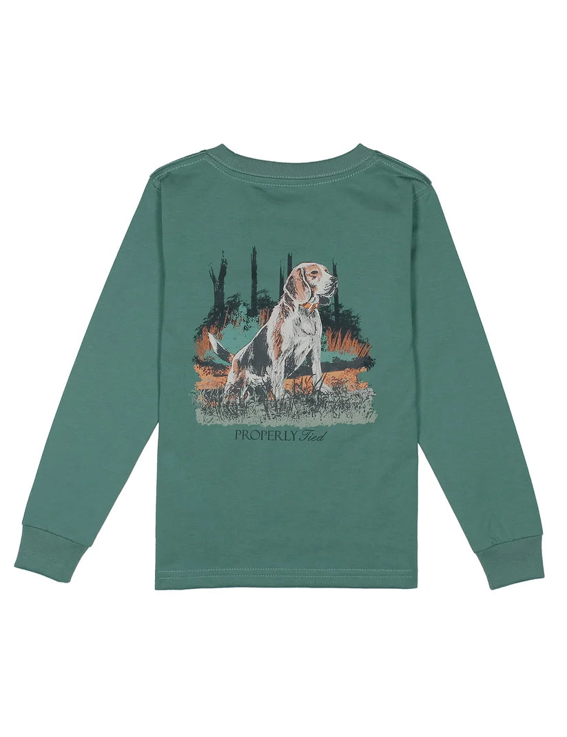 Boys Beagle LS- Marine Green
