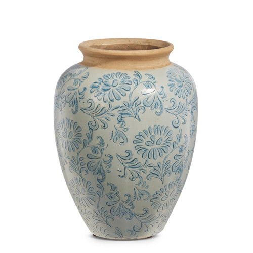 Blue Floral Pattern  Vase