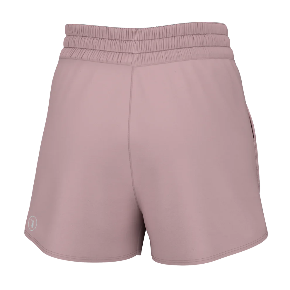 LG High Waisted Volley Shorts - Blush