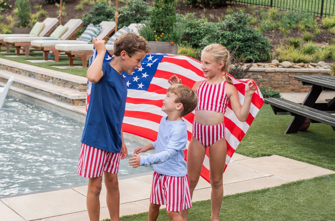 Boogie Board Swim Trunks - Watermelon Stripe