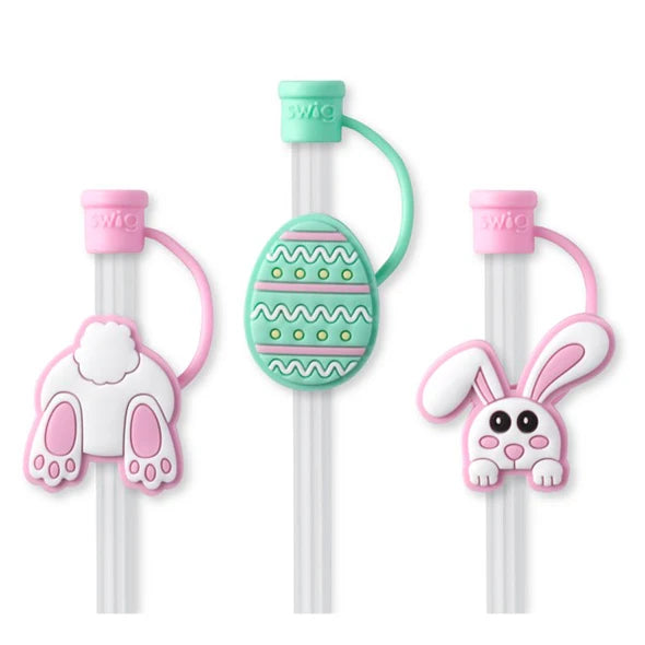 Swig Bunny Trail Straw Topper Set