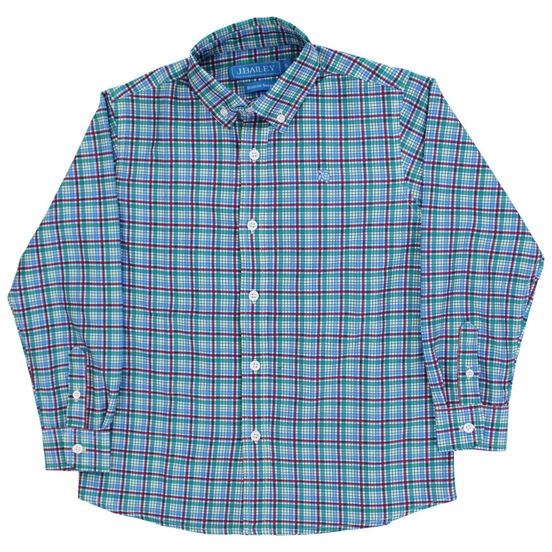 Performance Roscoe Button Down Shirt - Cabin Plaid