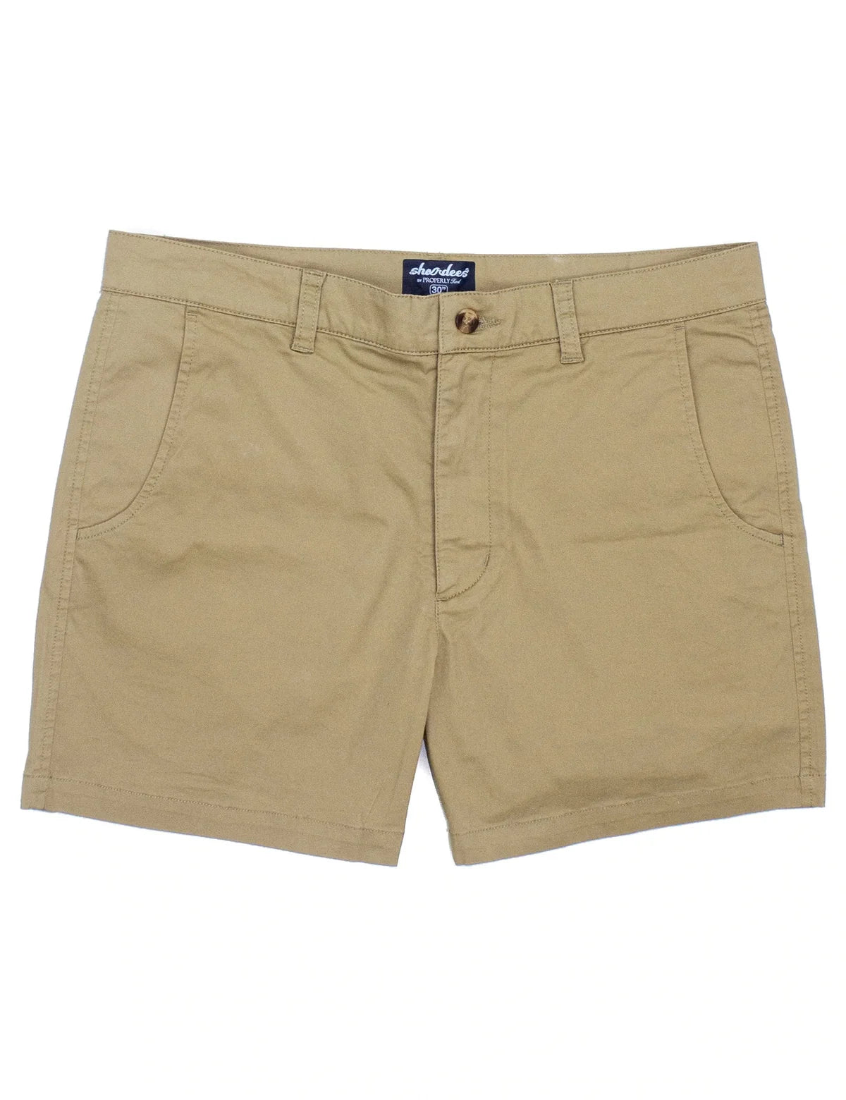 Shordees 5.5 Inch Camel Chino Shorts