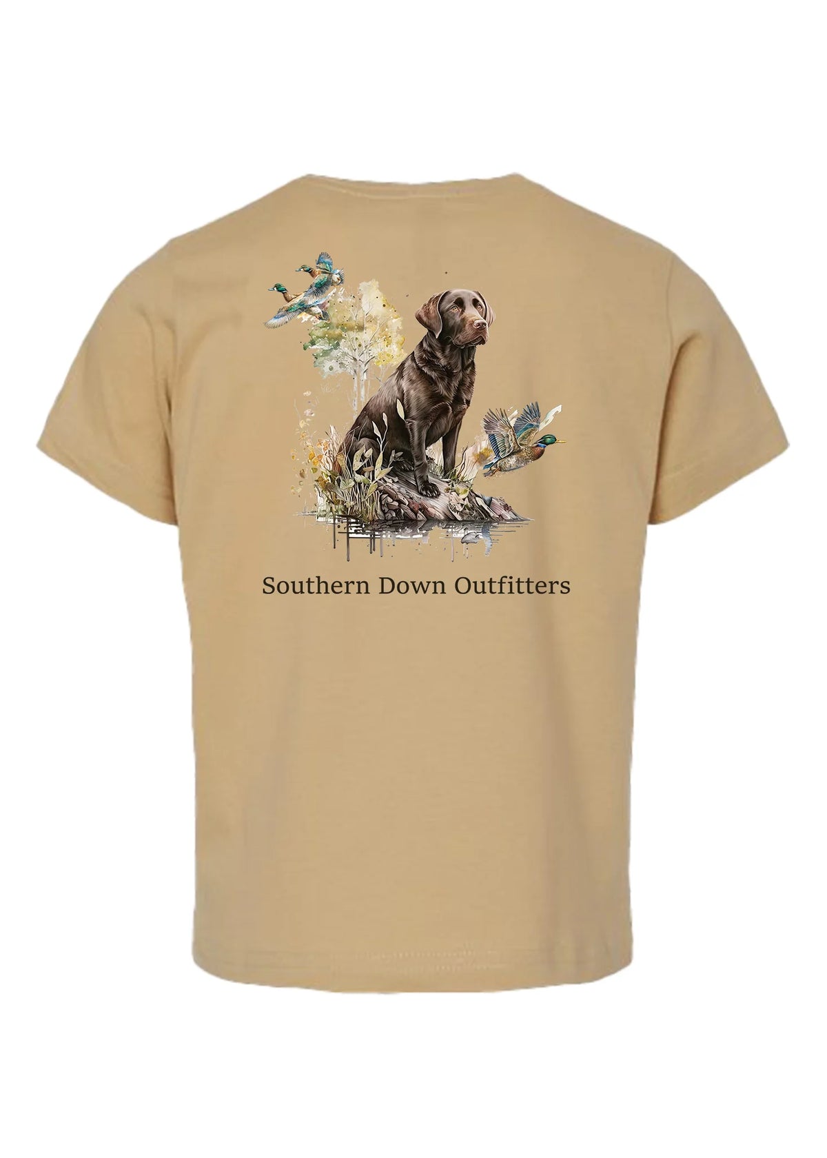 Chocolate Lab Tee - Latte