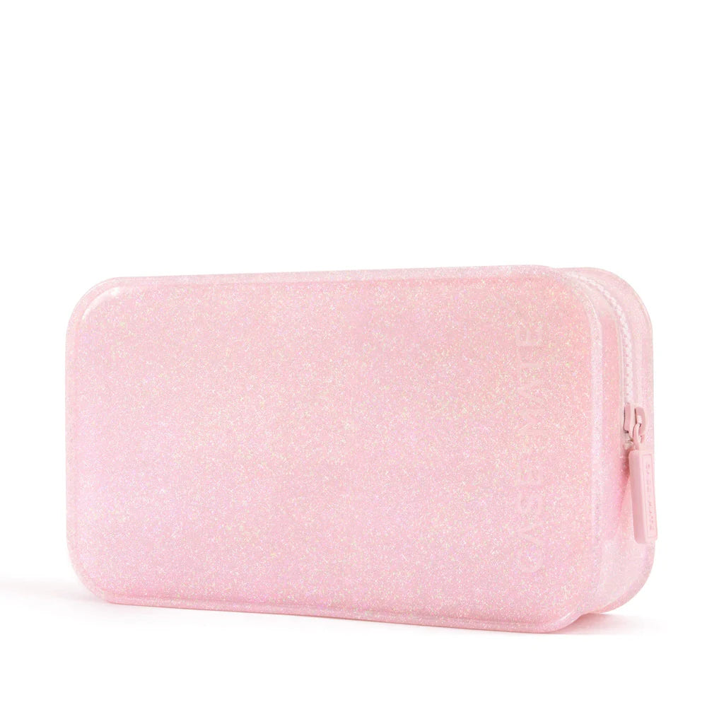 Jelly Makeup Bag -Ballet Pink Twinkle