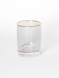 Cocktail Glass / Hammered Clear - Set of 4