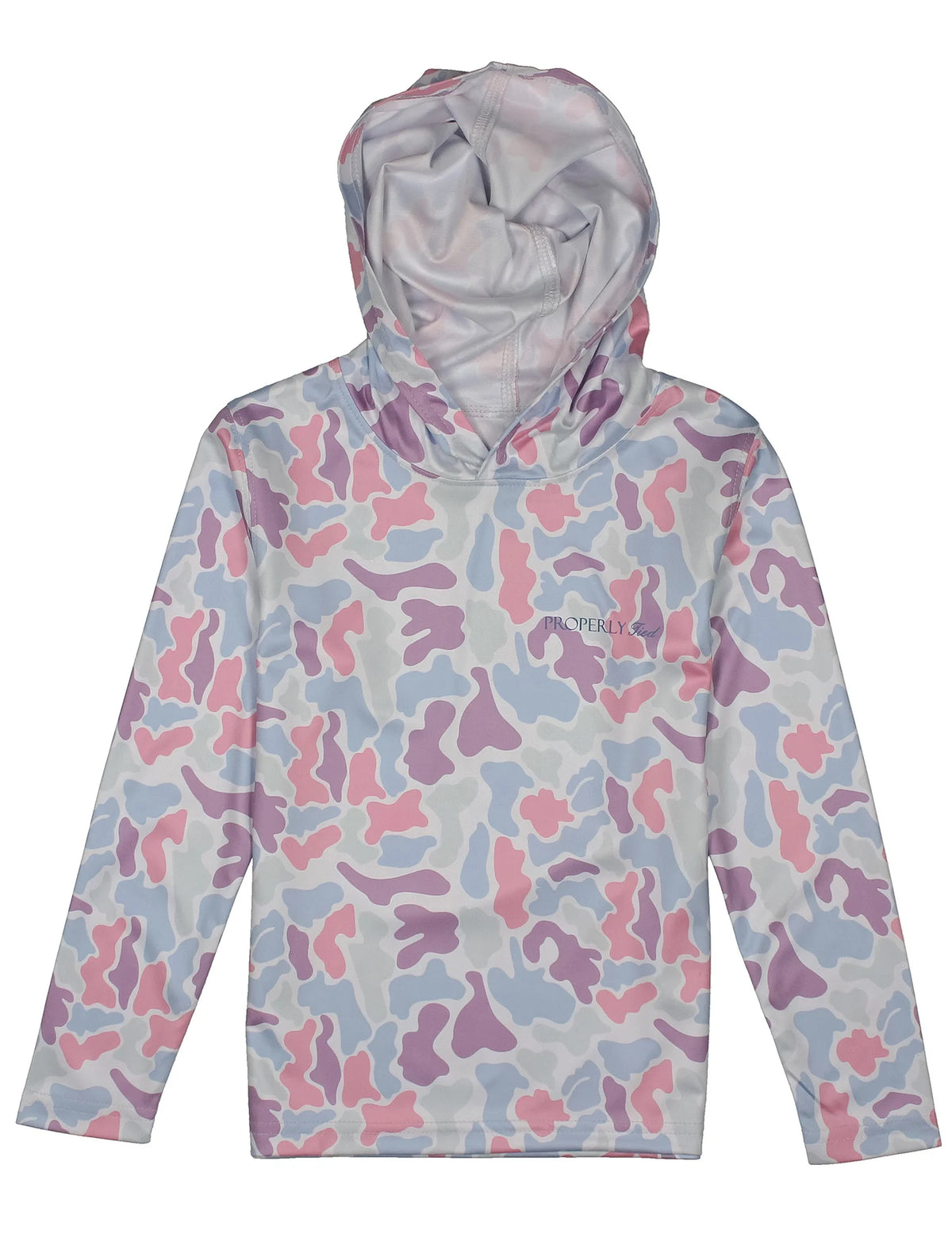 Girls Sportsman Performance Hoodie- Cotton Candy Camo