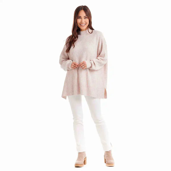 Milo Ribbed Sweater - Cream