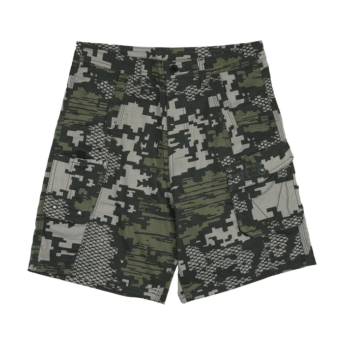 Youth Tactical Shorts- Green Digi Camo