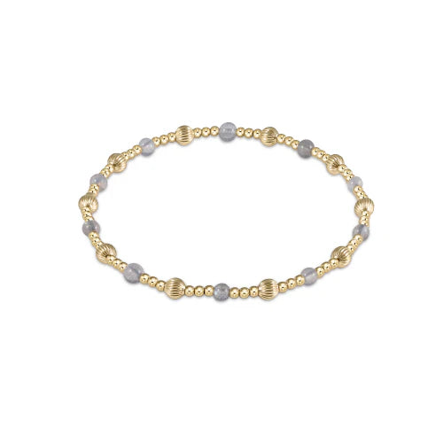 Dignity Sincerity 4mm Bead Bracelet - Labradorite