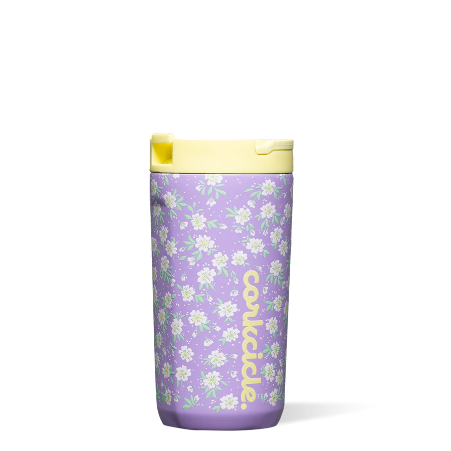 Kids Cup with Straw- Ditsy Floral Lilac