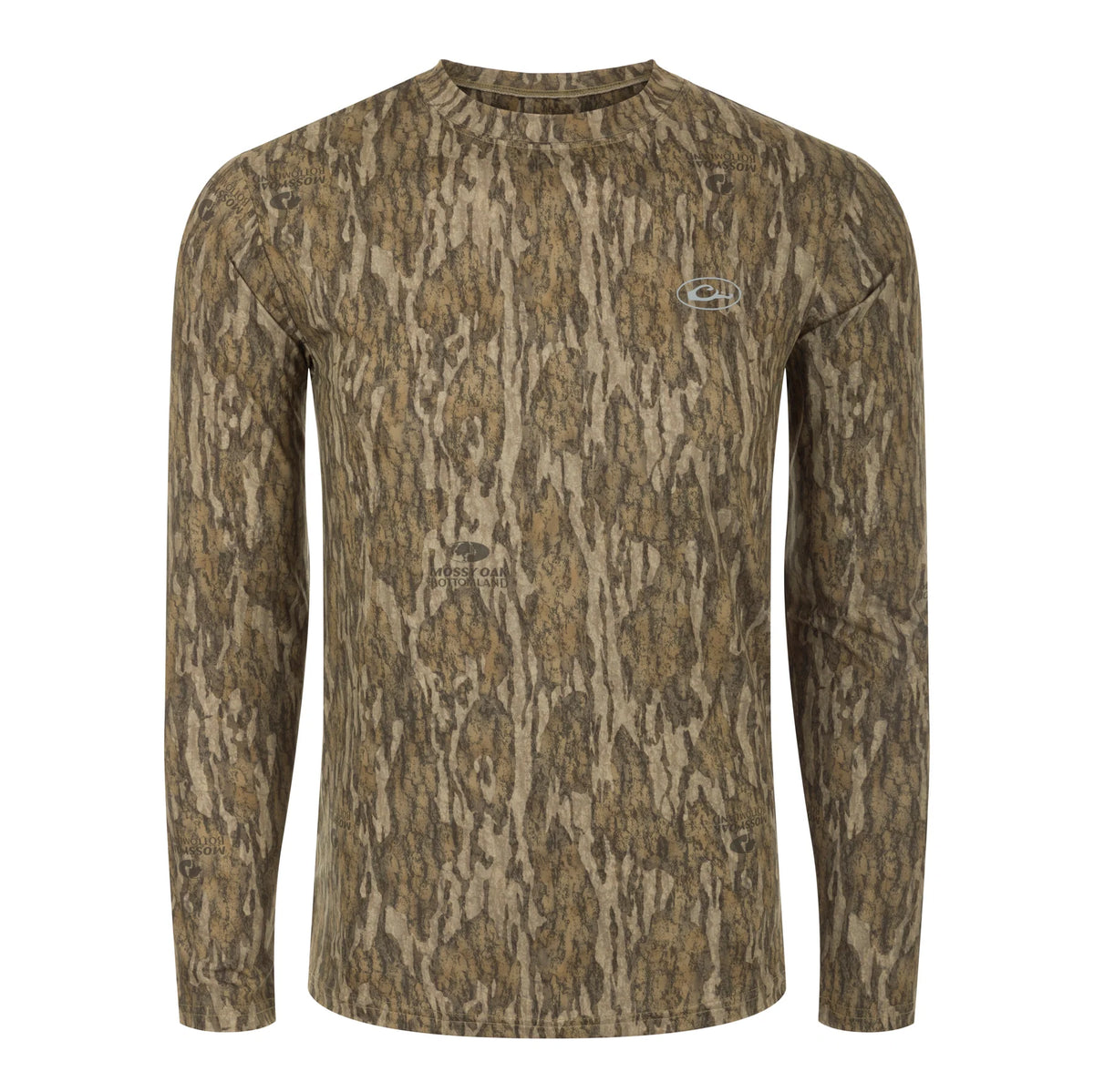 Youth Camo Performance Longsleeve Crew - Bottomland