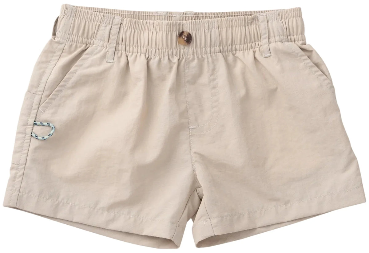 Boys Outriggers Performance Short- Feather Grey