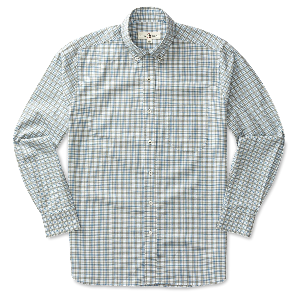 Caswell Plaid Cotton Oxford Sport Shirt