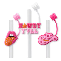 Straw Topper Set - Howdy Y’all