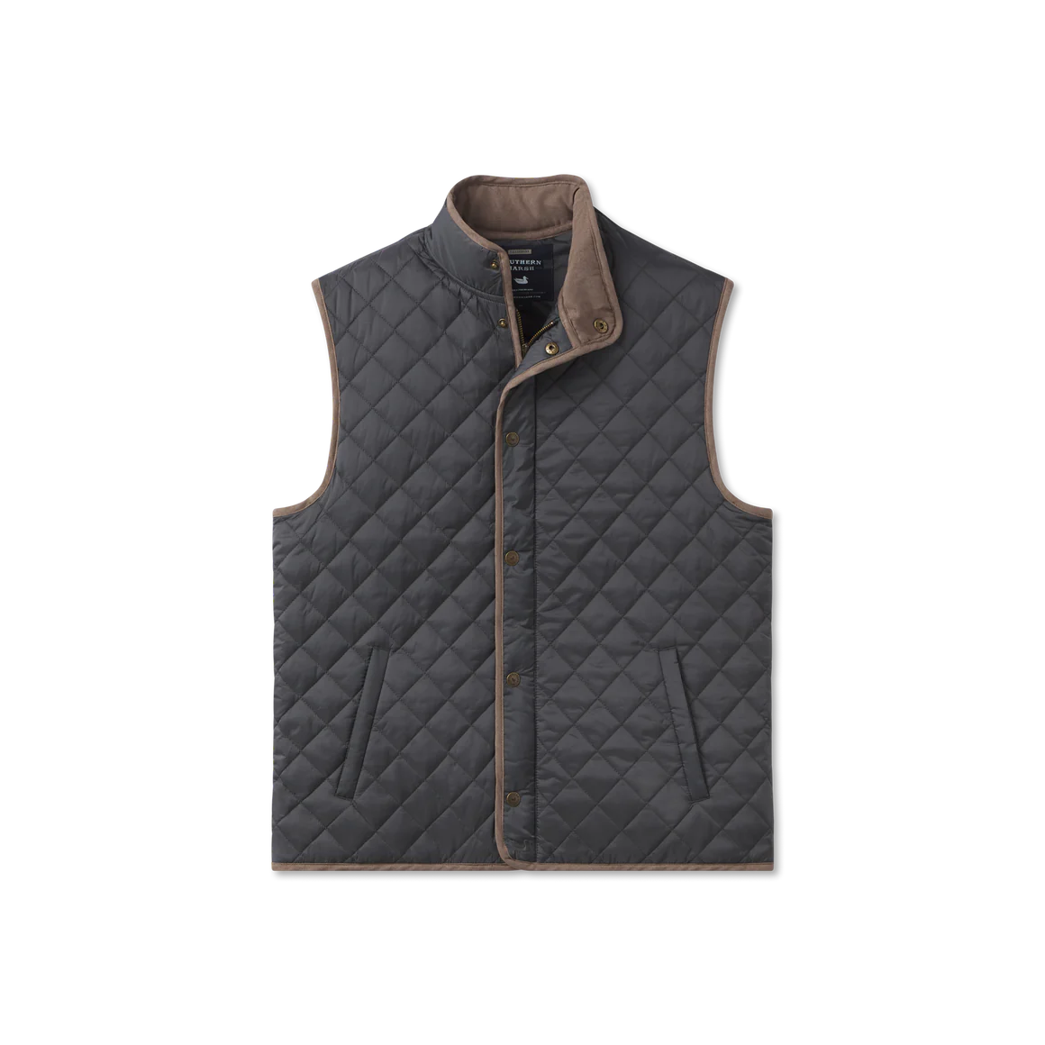 Huntington Quilted Vest - Slate Gray