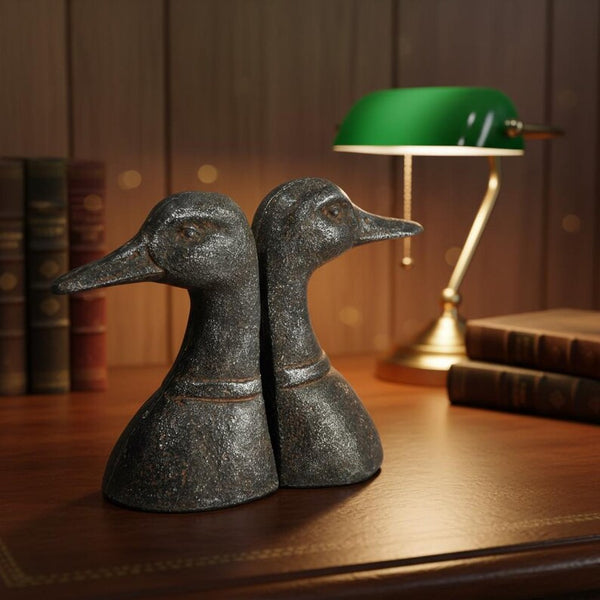 Duck Head Book Ends