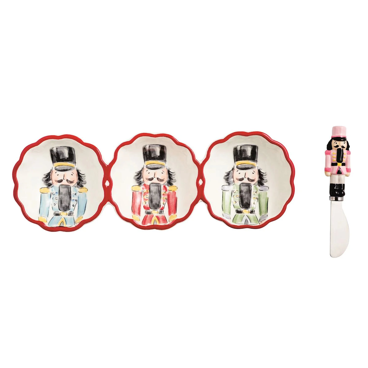 Nutcracker Triple Dush Set