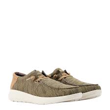 Men's Hilo Stretch Lace - Heathered Olive / Tan