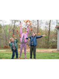 Boys Puffer Jacket- Green Color Block