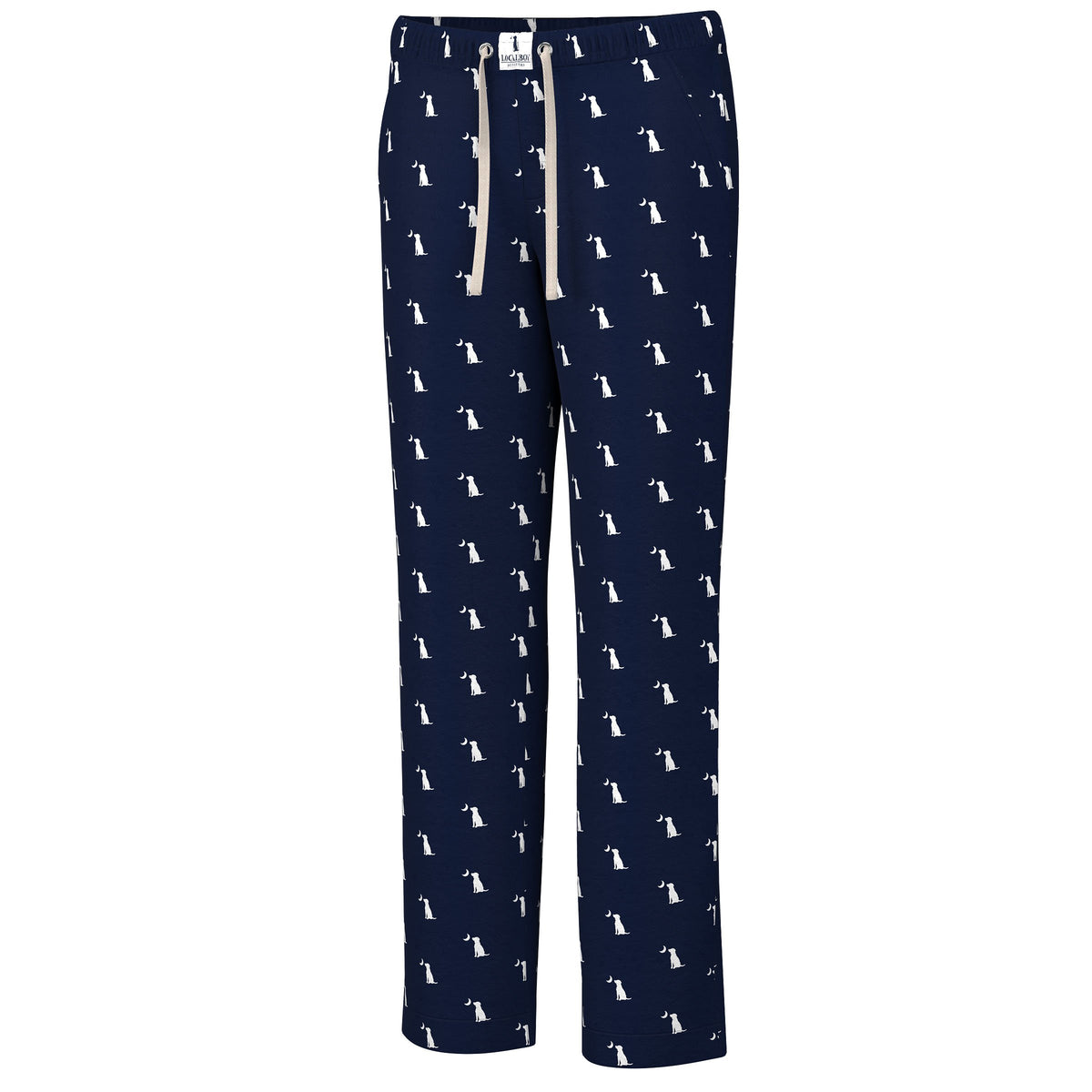 Pajama Pants - Navy Dog and Moon