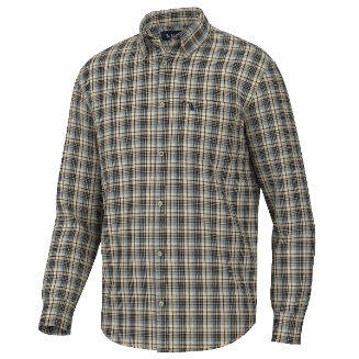 Grange Dress Shirt - Slate/Beige/Mocha
