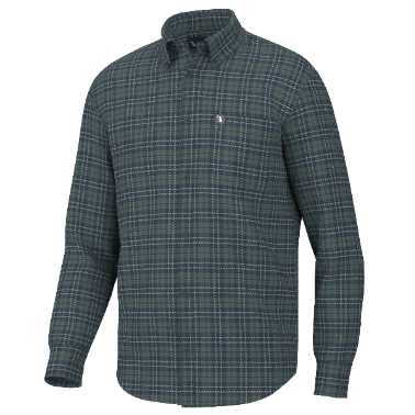 Gardner Stretch Flannel- Tan/Garnet/Navy