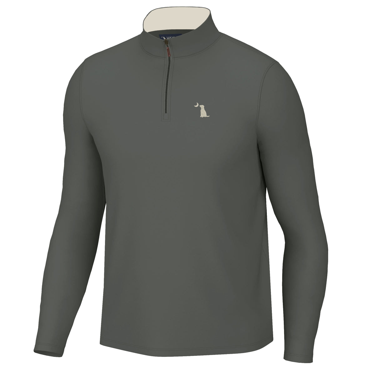 Quarter Zip Hoodie - Smoke