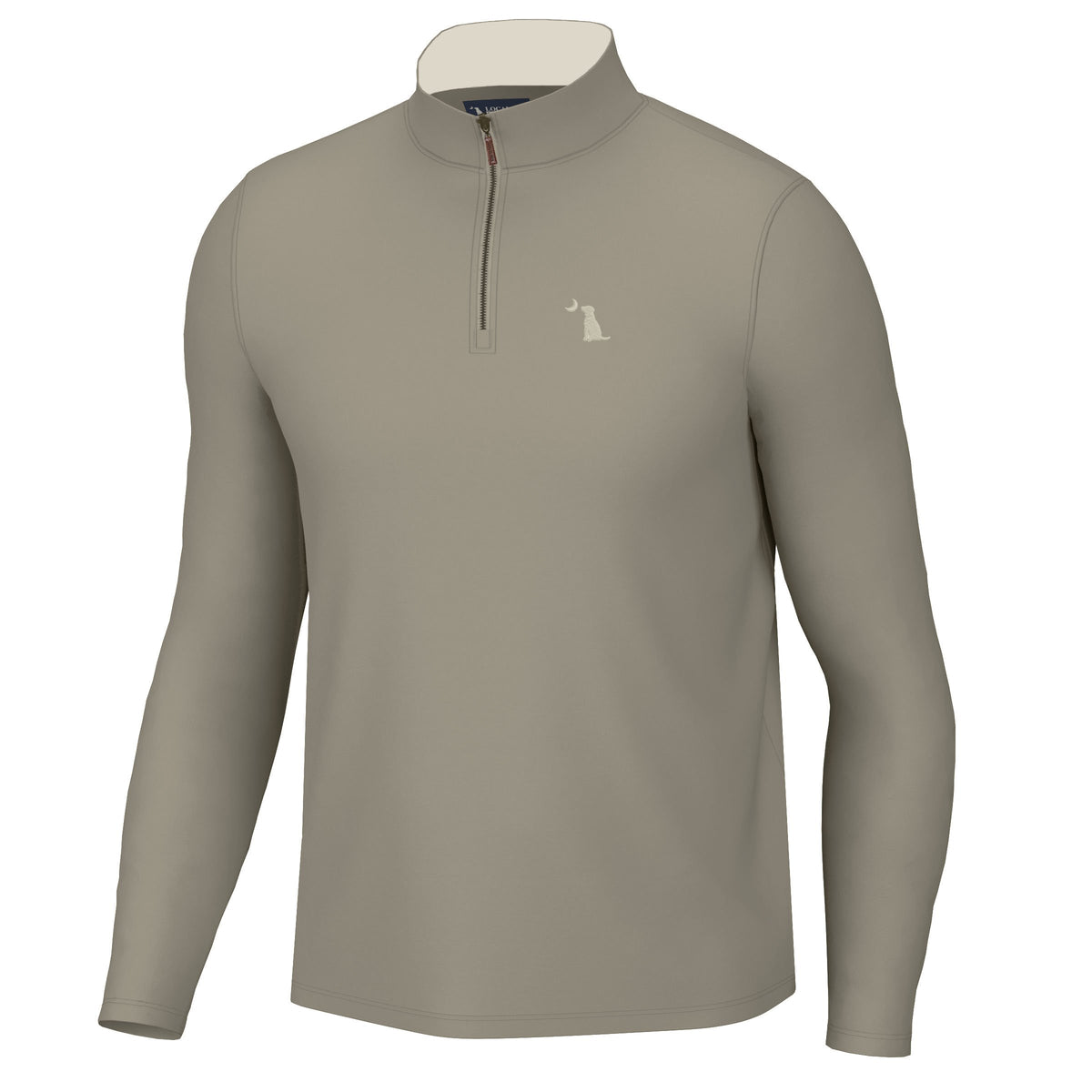 Quarter Zip Hoodie - Greige