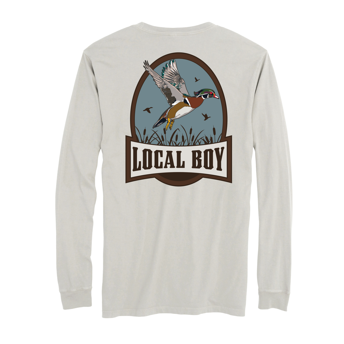Swamp Duck Tee - Silver