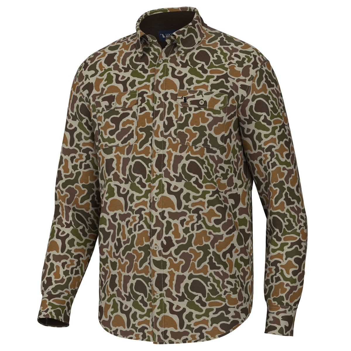 Camo Button Up - Localflage Vintage