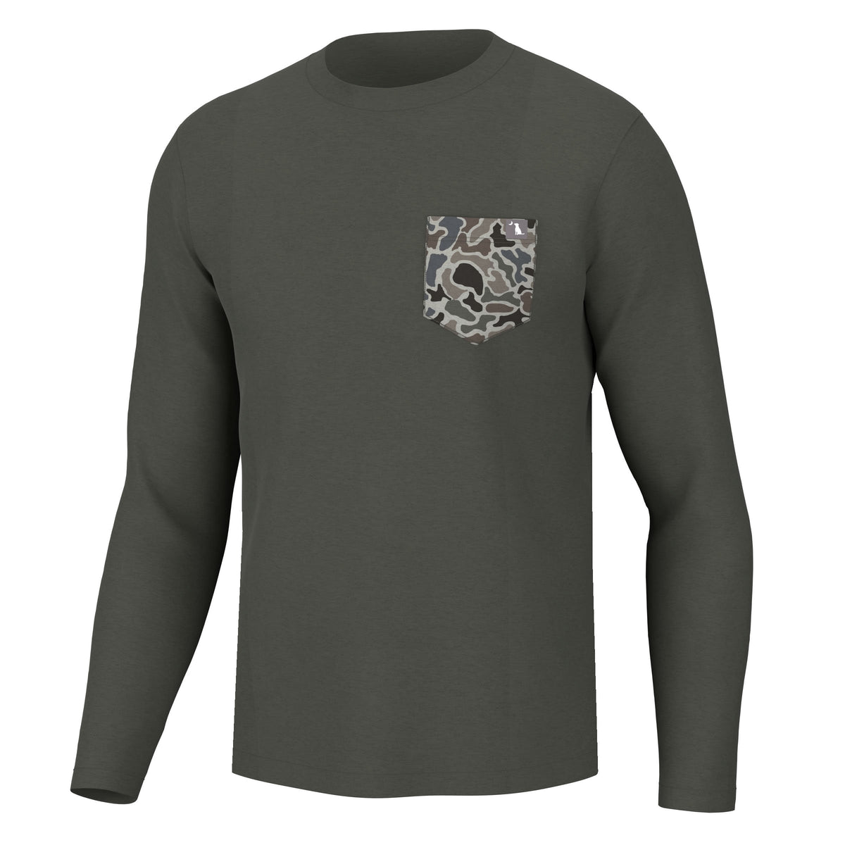 Heather Blended Crew - Mud